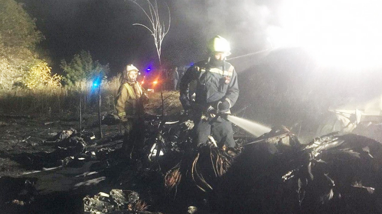 ช็อก เครื่องบินลำเลียงยูเครนตกไฟท่วม นร.นายเรืออากาศ ลูกเรือ ดับแล้ว 22