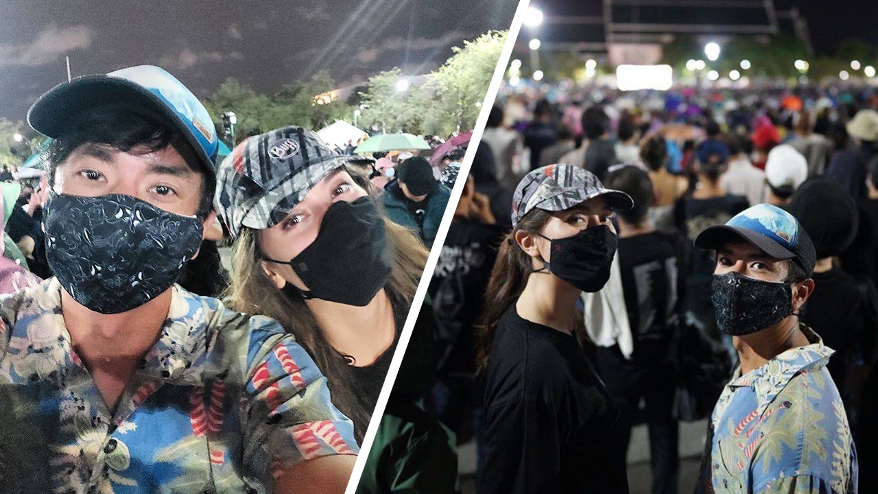 ชาวเน็ตแห่แซวรัวๆ มารีญา-สิงห์ โพสต์ภาพคู่นั่งข้างกันในม็อบ