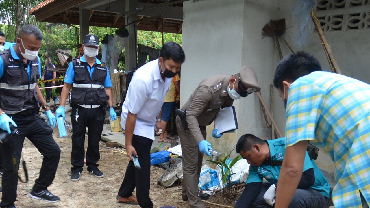 ผช.ผู้ใหญ่บ้านรัว .38 หมดโม่ดับผัวขี้เหล้า เวลาเมาชอบตบตี อุ้มลูกรอมอบตัว