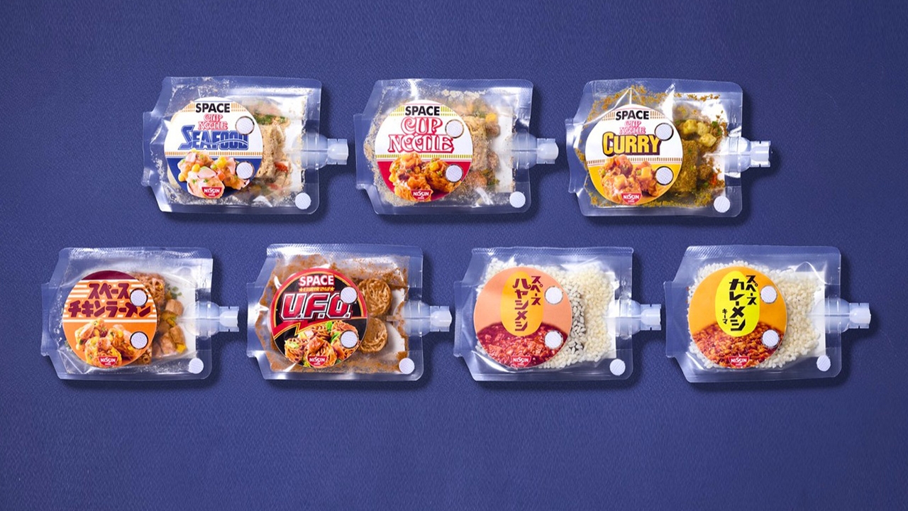 นิสชิน ผลิตบะหมี่กึ่งสำเร็จรูป สำหรับนักบินอวกาศโดยเฉพาะ