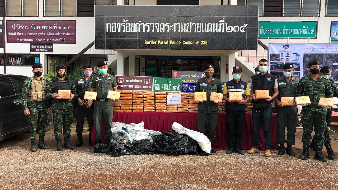 ตชด.จับอีกลอตใหญ่ “กัญชาเกรดเอ” 450 กิโล ลำเลียงส่งโคราช-กทม.