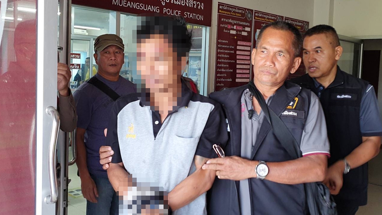 ตร.ร้อยเอ็ด คุมหนุ่มฟันหัวพระมรณภาพทำแผน ปมโมโหไม่ให้เงินซื้อยาบ้า