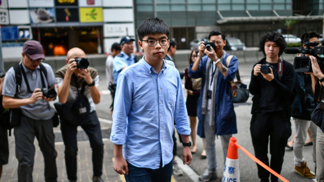 โจชัว หว่อง ไม่รอด ถูกตร.ฮ่องกงจับฐานชุมนุมผิดกฎหมาย