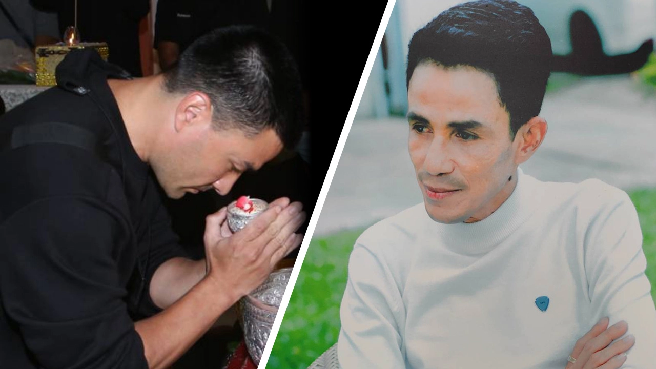 บรรยากาศพิธีรดน้ำศพ โรเบิร์ต สายควัน เพื่อนพี่น้องตลกทยอยร่วมอาลัย