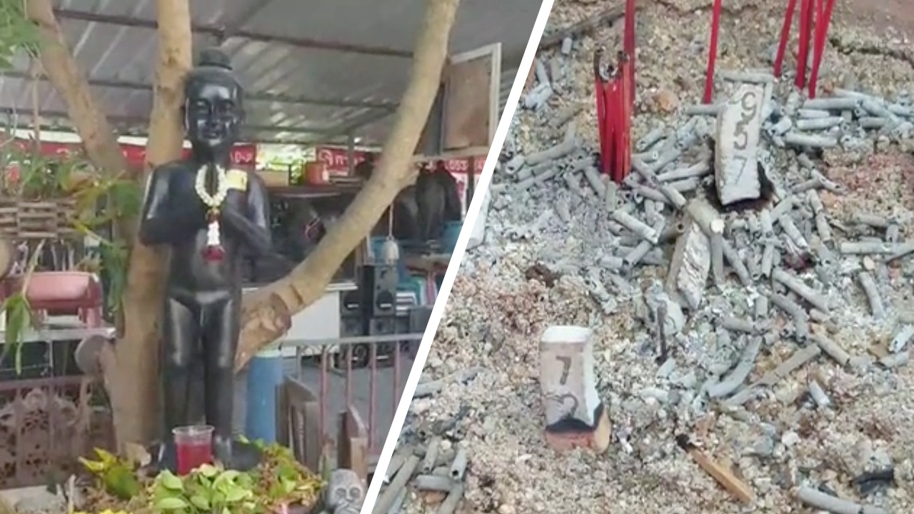 คอหวยอารมณ์ดี ขอโชค "ไอ้ไข่" เชียงใหม่ ส่อง "เลขเด็ด" มงคลกระถางธูป