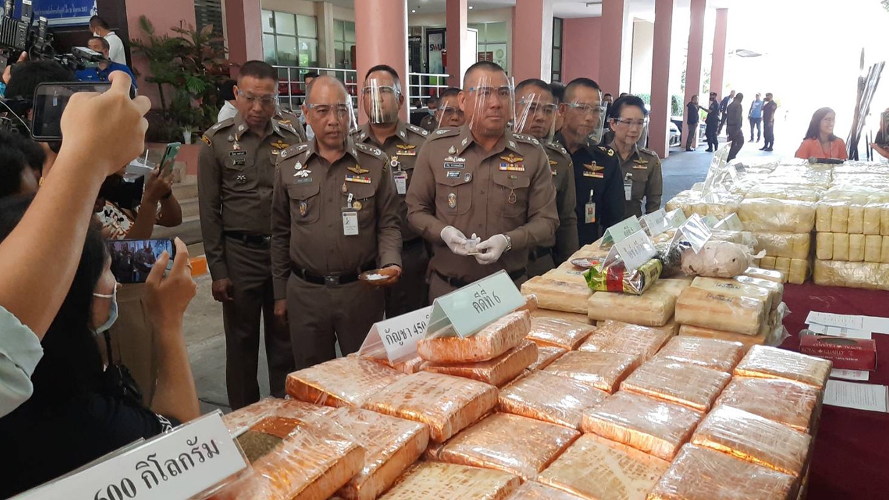 ตร.ปส. ทลายแก๊งค้ายานรก รวบ 18 ผู้ต้องหา ยึดยาบ้า 9 ล้านเม็ด