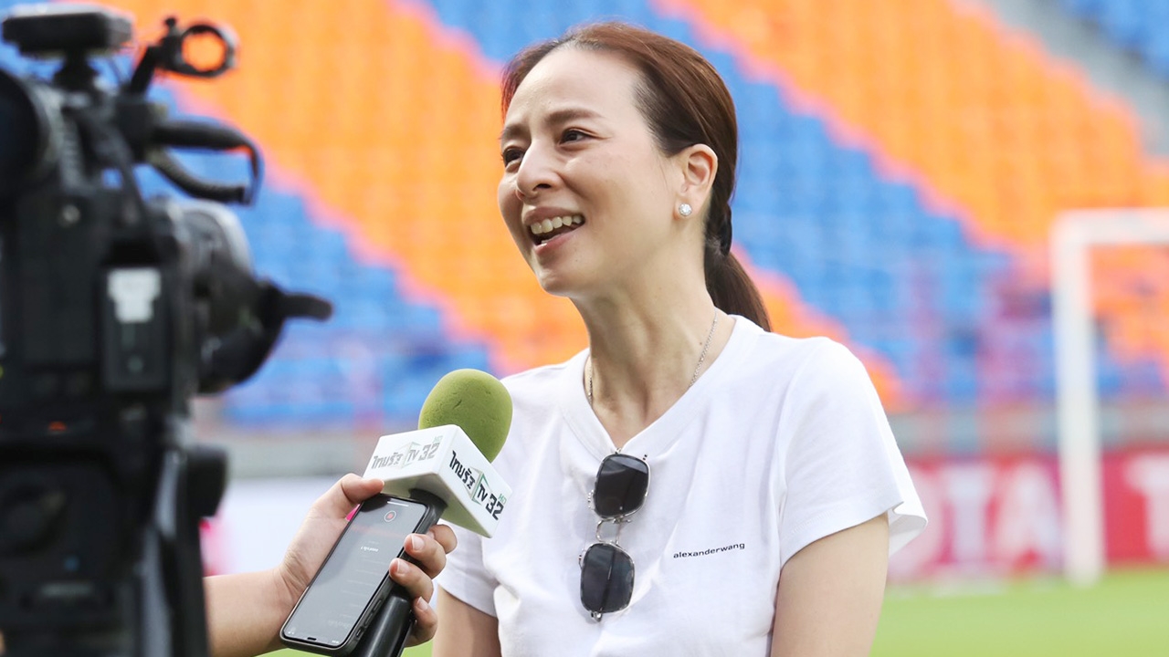 “มาดามแป้ง” ถ่อมตัวยังไม่ประกาศลุ้นแชมป์ไทยลีก ขอดูนัดต่อนัด