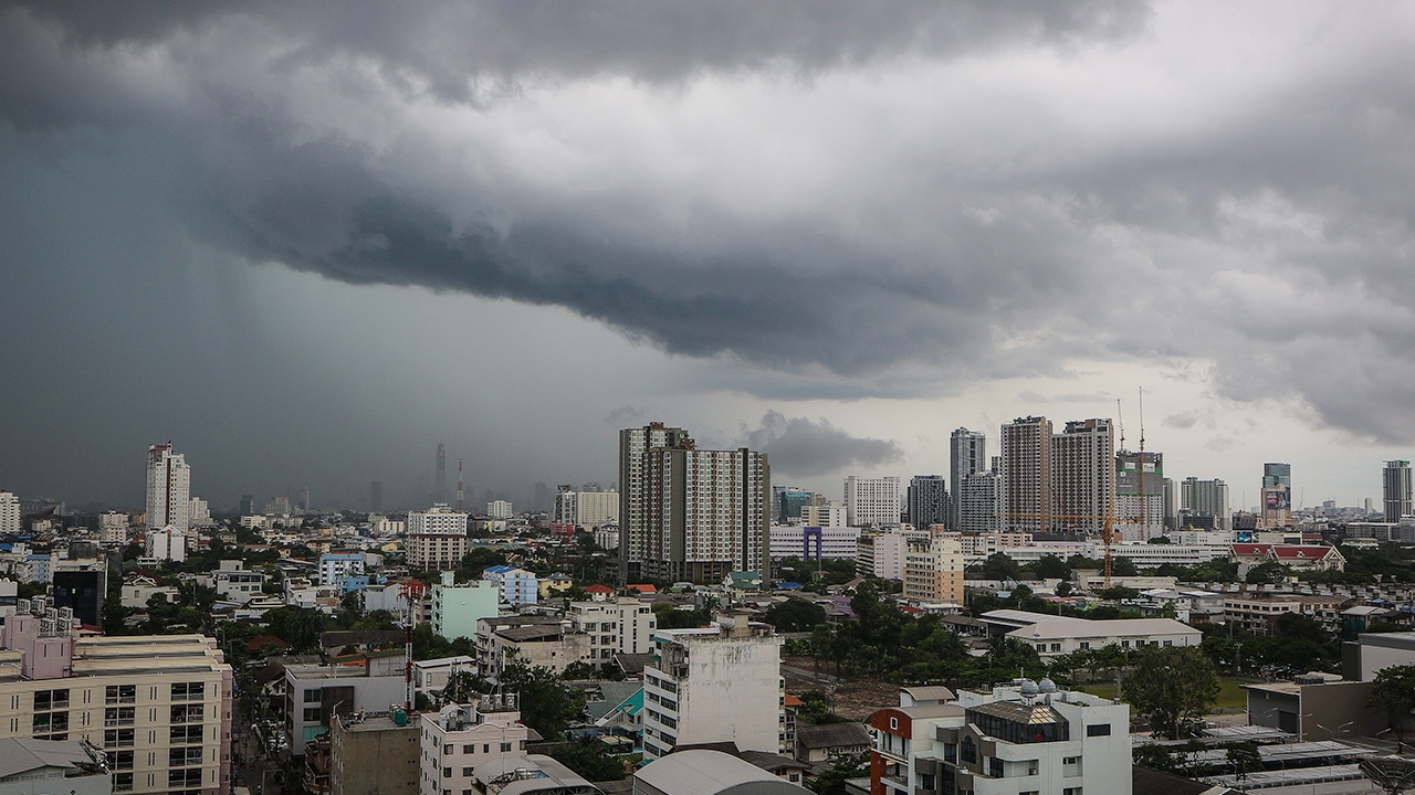 สภาพอากาศวันนี้ ไทยมีฝนฟ้าคะนอง ตกหนักบางแห่ง พื้นที่เสี่ยงระวังน้ำท่วม