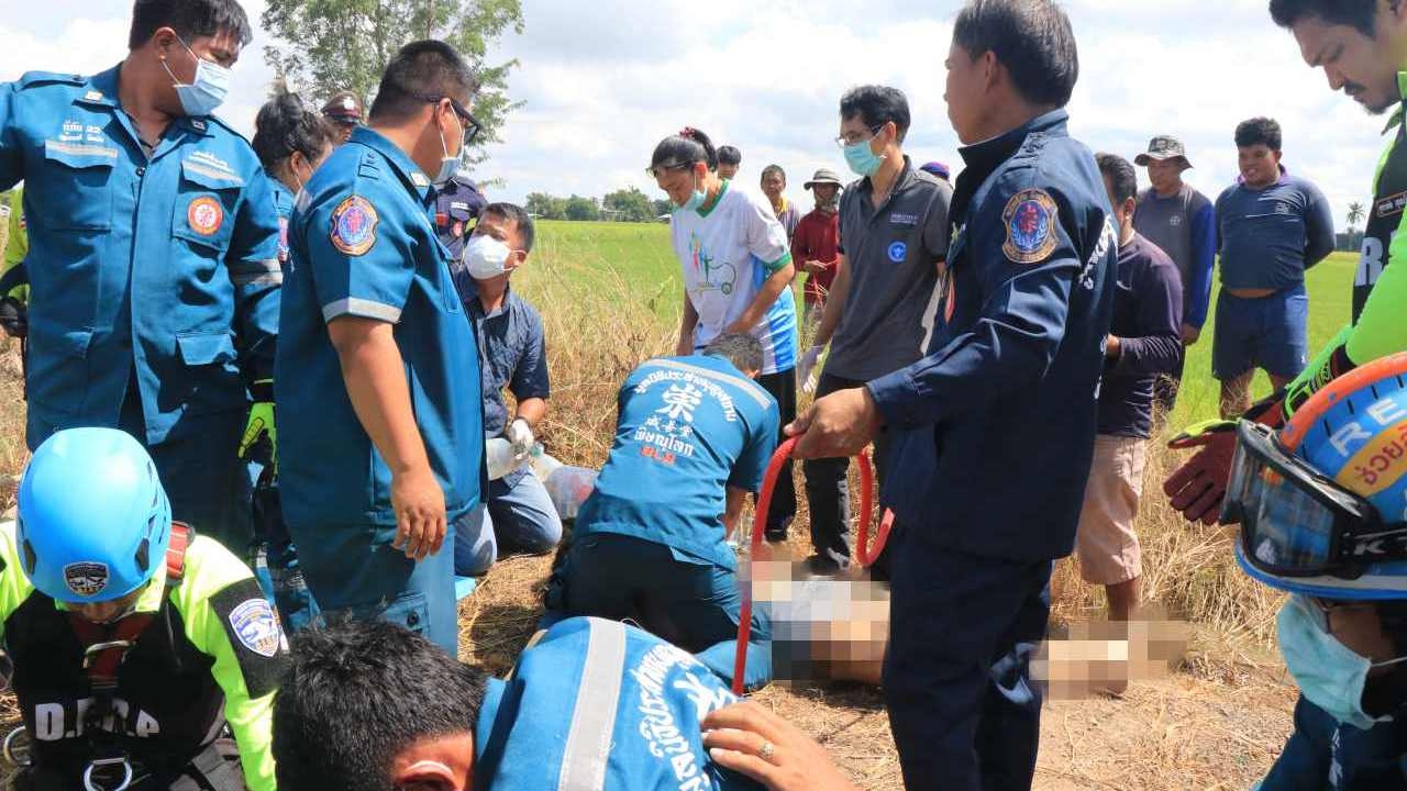 สลด บ่อมรณะคร่าชีวิตพ่อลูก โดนแก๊สไข่เน่า ตายด้วยกัน 2 ศพ 