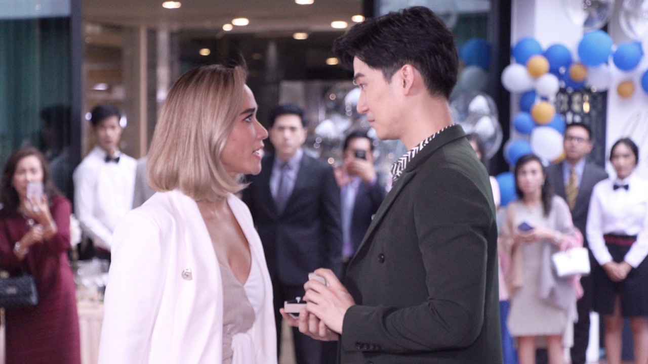 เพลิงนาง EP.6 "บุ๊ค" แฉ "พลอย" กลางงานเลี้ยง ประกาศลั่นเป็นผัวคนแรก