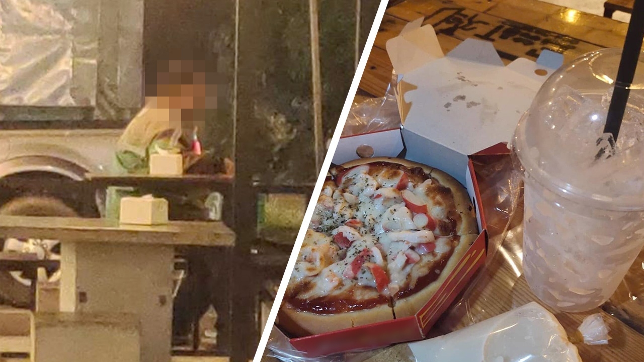 เห็นใจคนทำกิน ลุงขับแกร็บฟู้ดนั่งเศร้า เจอลูกค้าสั่งพิซซ่าแล้วยกเลิก