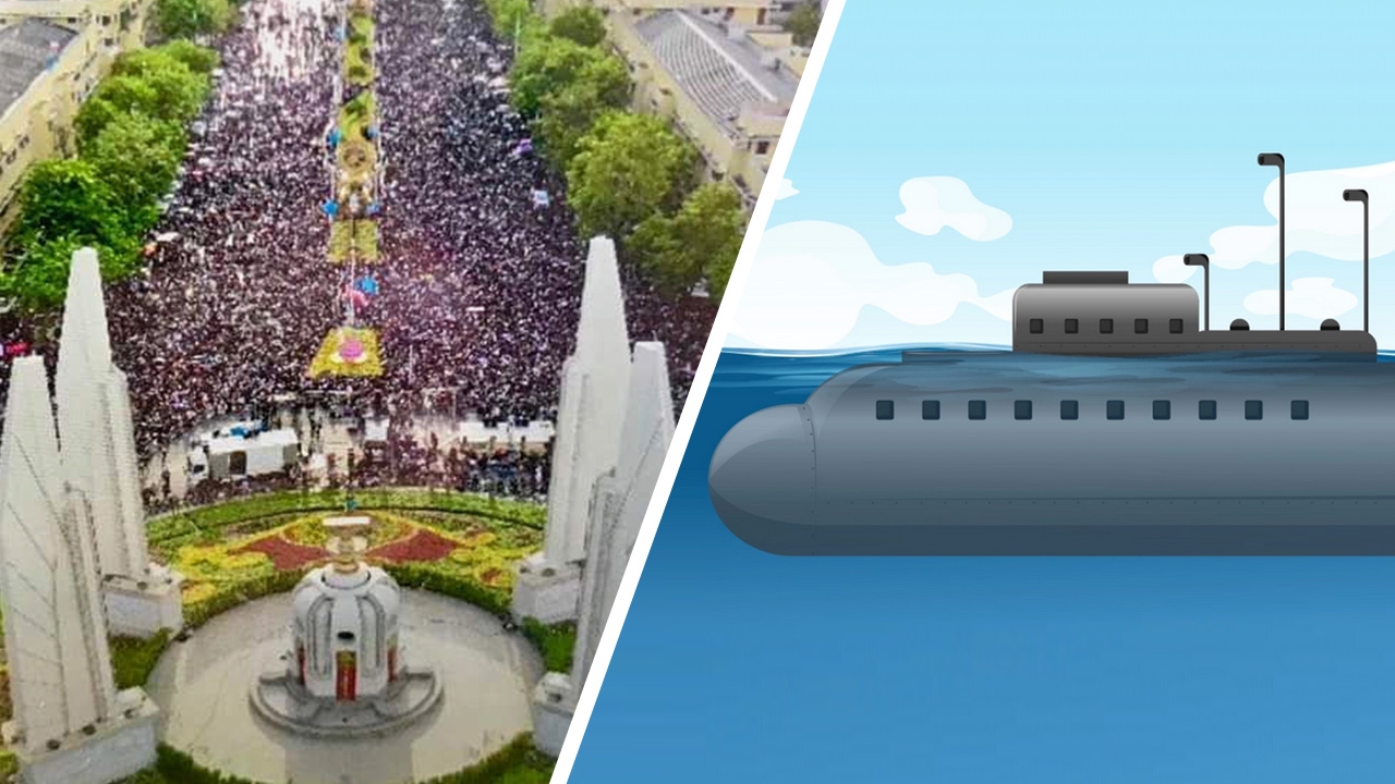 หยุดซื้อเรือดำน้ำ ระวังเป็นน้ำผึ้งหยดเดียว ผสมม็อบขับไล่ ทำรัฐบาลพังพินาศ