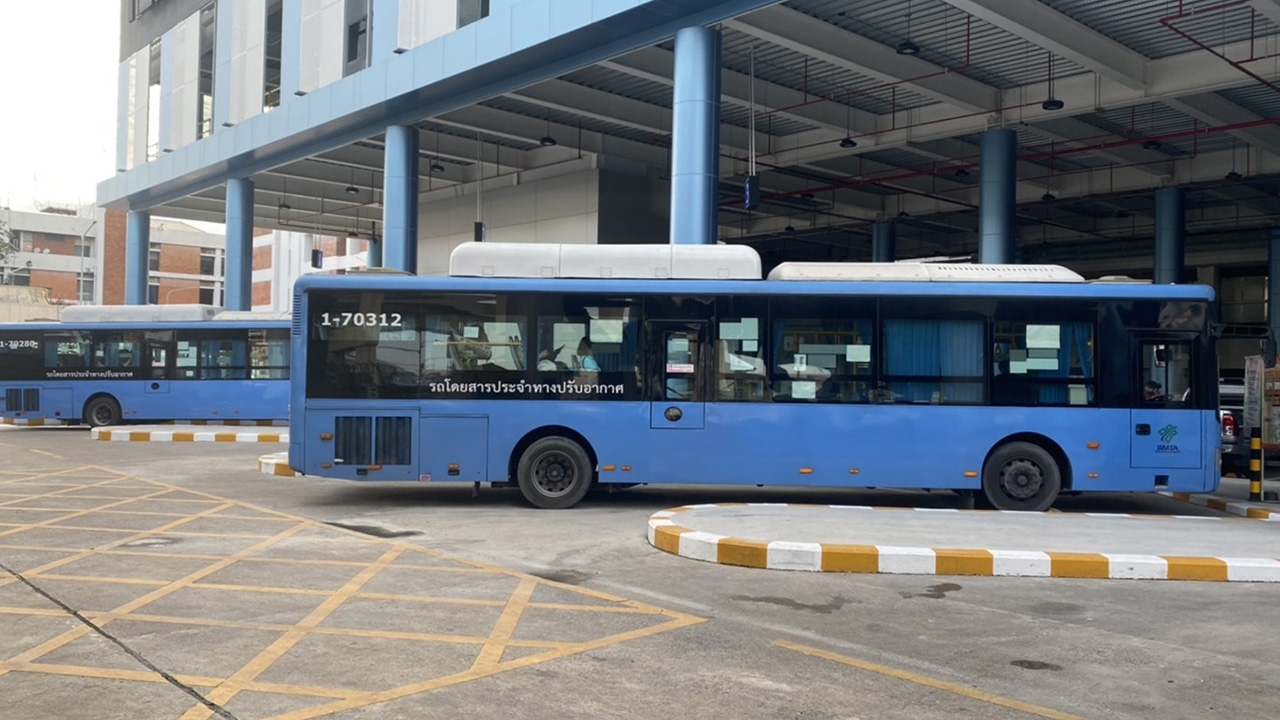 สนามบินดอนเมือง ทดลองย้ายจุดจอดรถเมล์ A1-A4 เริ่ม 25 ส.ค.นี้