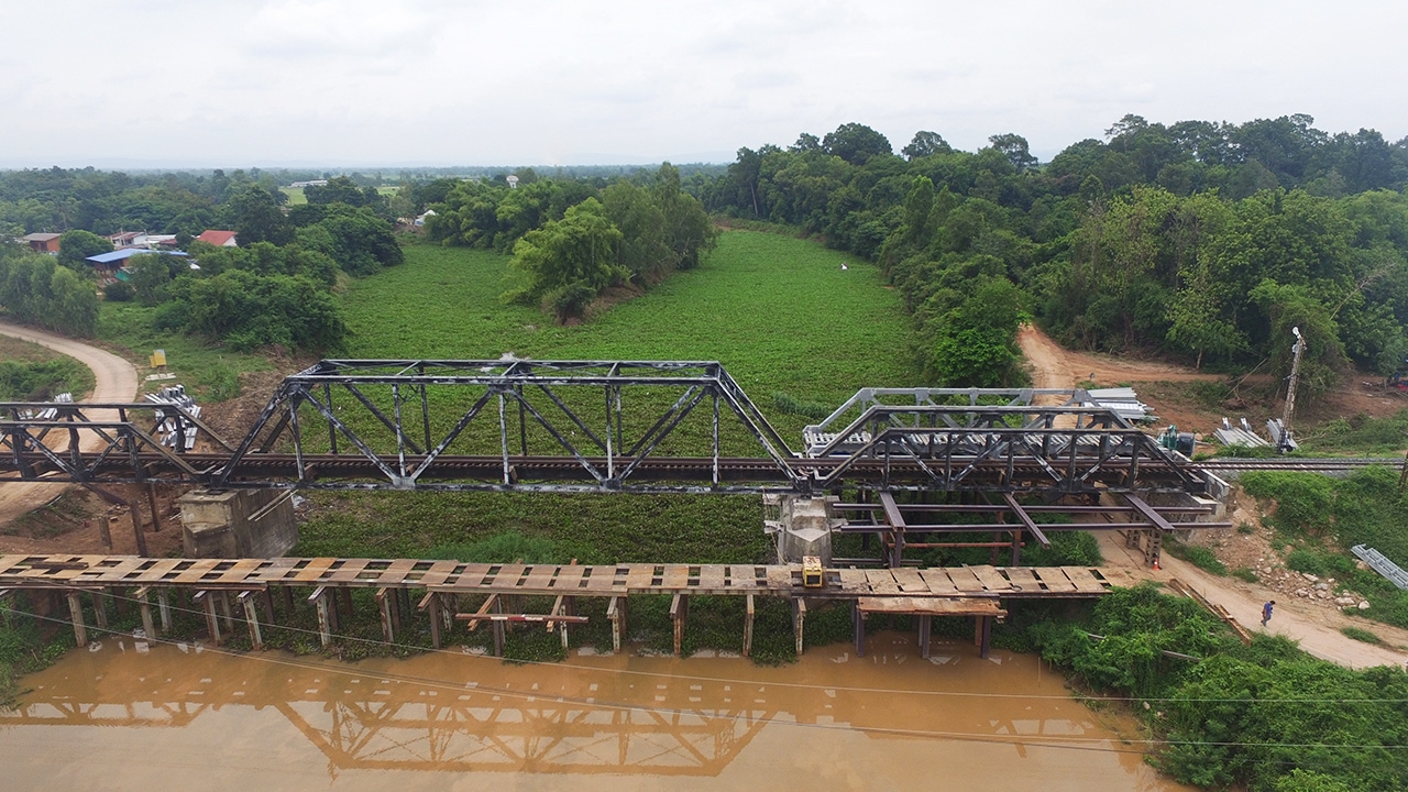 รฟท.บูรณะสะพานรถไฟข้ามแม่น้ำแควที่พิษณุโลก สร้างสมัยสงครามโลกครั้งที่ 2