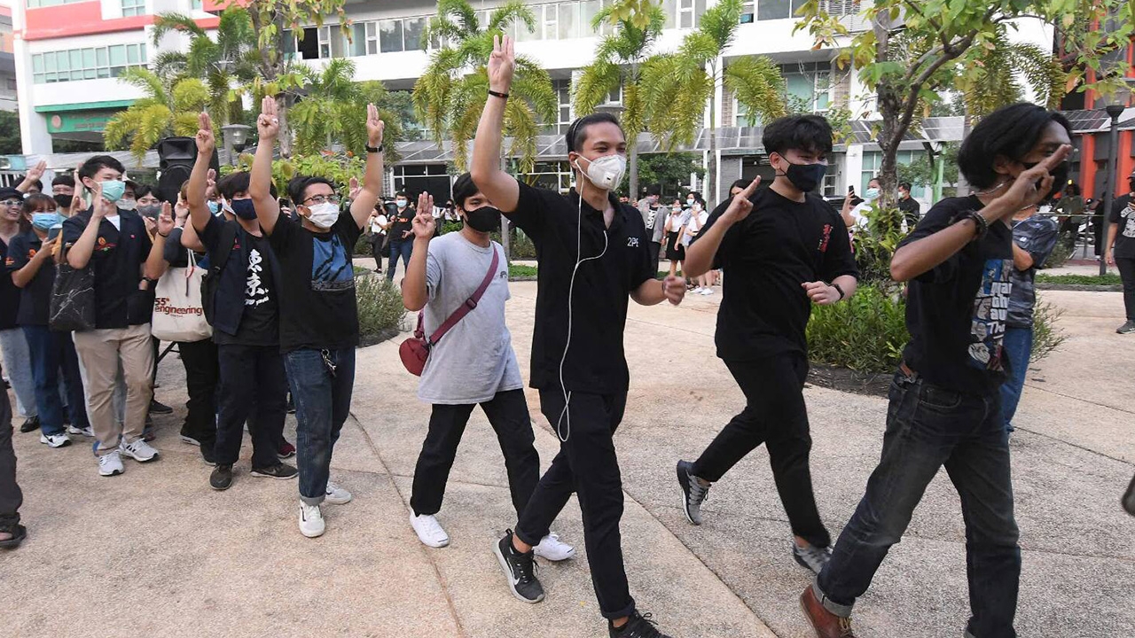 นศ.สิทธิเสรีภาพพระนครเหนือ ชุมนุม ร้อง รบ.3 ข้อ "ต้อม ยุทธเลิศ" โผล่ร่วม 