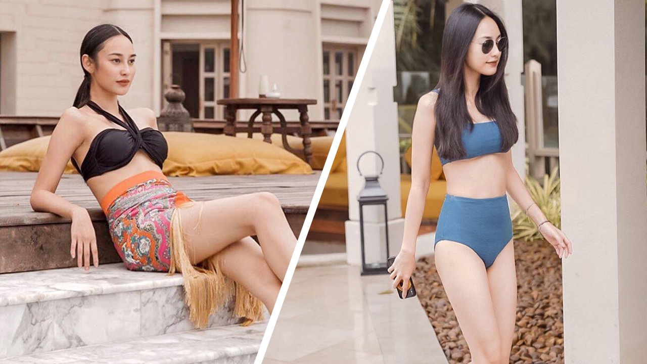 นานๆ จะแซ่บ นาว ทิสานาฏ โชว์หุ่นสวยเซ็กซี่เบาๆ ในชุดว่ายน้ำทูพีซ