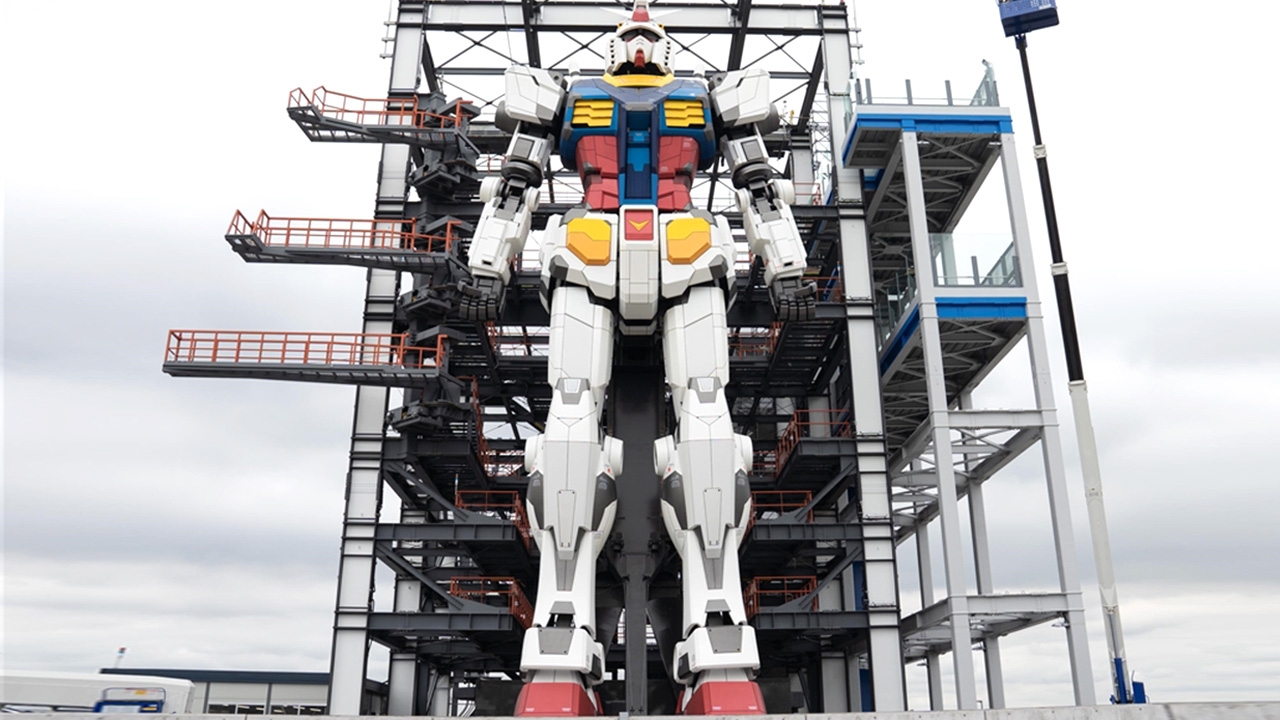 หุ่น Gundam ขนาดเท่าของจริงประกอบเสร็จแล้ว เตรียมเปิดให้บริการตุลาคมนี้