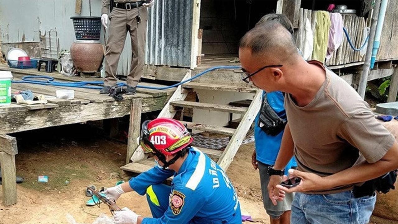 ระแวง-เมียปันใจ ใช้ด้ามปืนฟาดหัว กระสุนลั่นตัวตาย