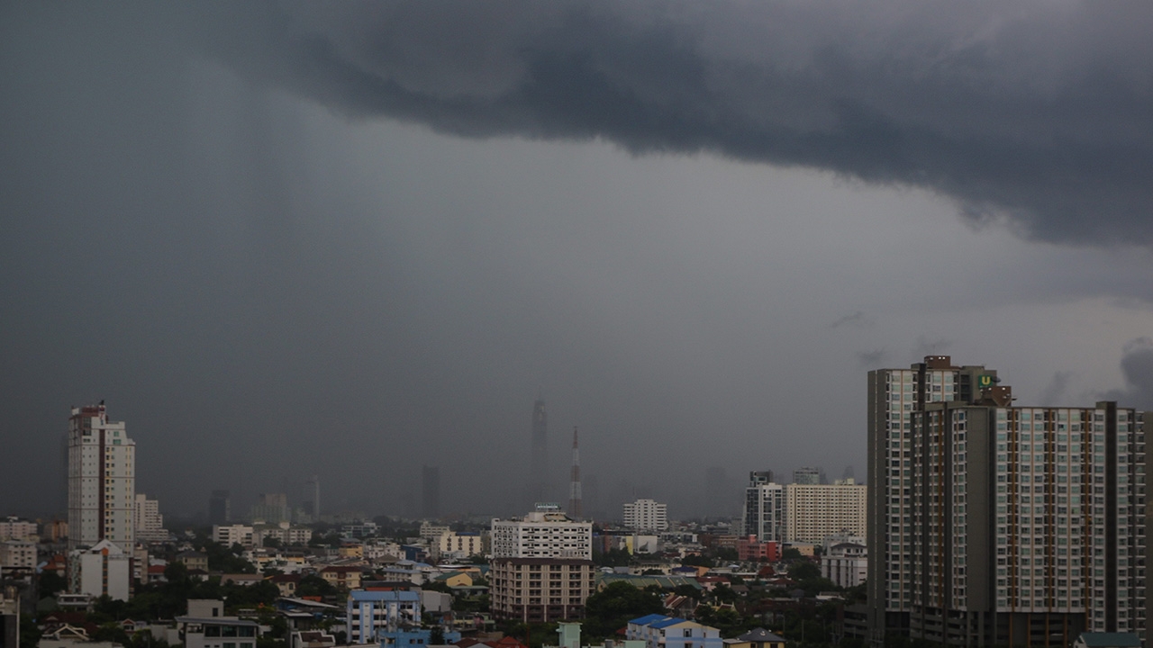 สภาพอากาศวันนี้ ไทยมีฝนฟ้าคะนองร้อยละ 60 ทุกภาค ตกหนักบางพื้นที่