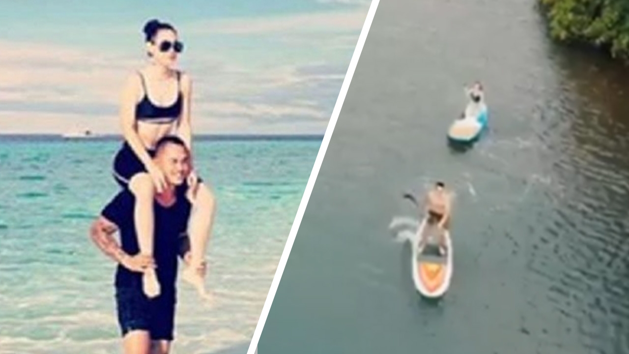 สงกรานต์ ปล่อยซีนหวานรัวๆ โพสต์คลิปช่วงเวลาแห่งความสุขอยู่กับ แมท 