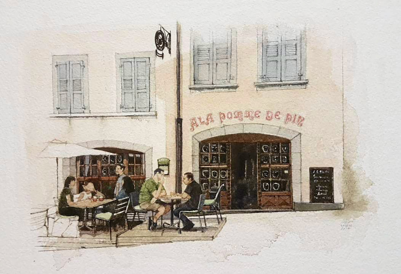 "๙ เหนือเกล้า จากโลซานน์ถึงพระเมรุมาศ" หนังสือศิลปะภาพสีน้ำเล่าเรื่องในหลวงร.9