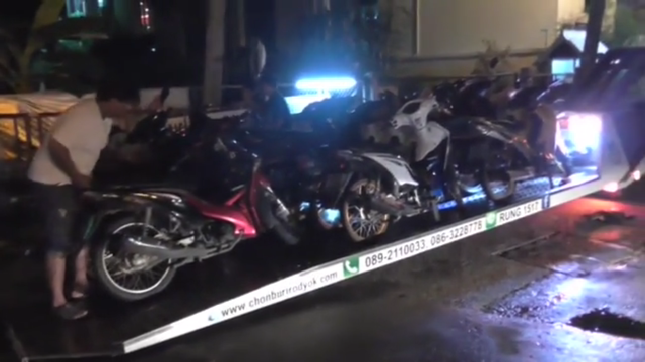 สภ.แสนสุข วางแผน จับเด็กแว้น หลังชาวบ้านร้อง ได้ผู้ต้องหา 80 คน 