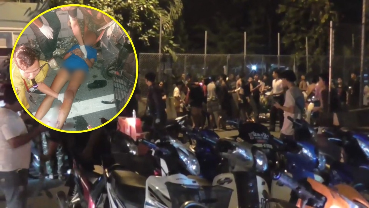 แว้นซ่าซิ่งแหกด่าน หลุดไปเจอปิกอัพ ชนตาย 1 เจ็บ 3 ยึดรถ 80 คัน