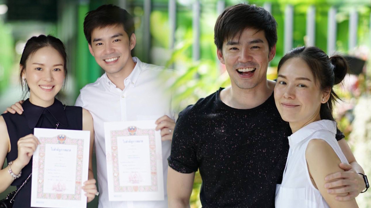 แฮปปี้! บีม กวี ได้ฤกษ์ดีควง ออย จดทะเบียนสมรสแล้ว