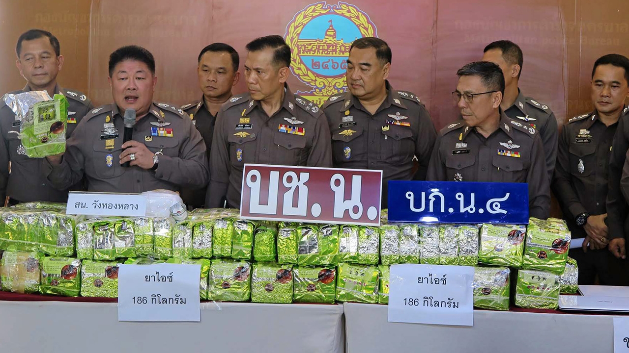 ขยายผลแก๊งค้าไอซ์ จับได้อีกถึง186กิโล
