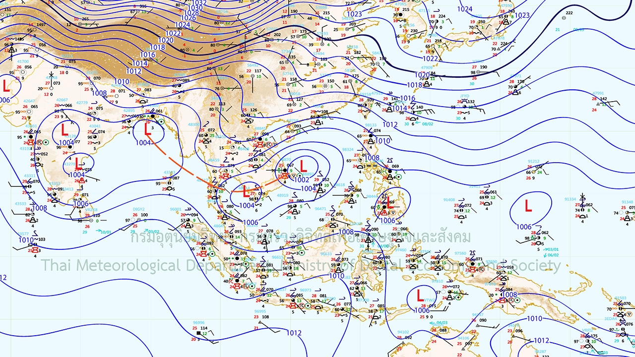ทั่วทุกภาคมีฝนชุกหนาแน่น ตกหนักบางพื้นที่ ช่วง 10-11 ต.ค.