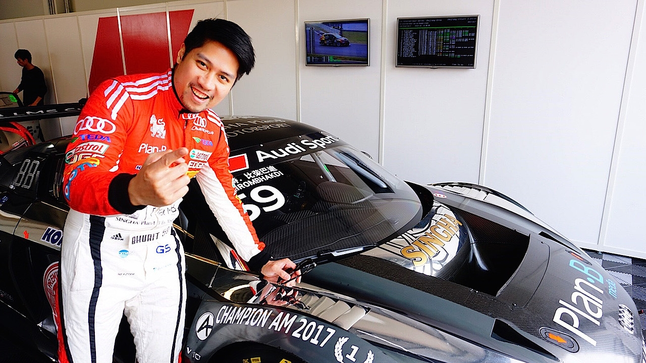 'ภูริต' ซิวแชมป์นักขับประจำปี แอมคัพ ซิ่งทางเรียบที่จีน