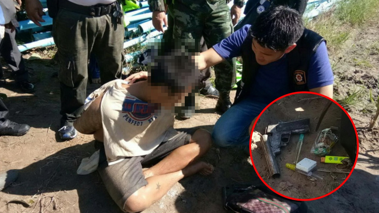 ทาสยานรกเหิม ชักลูกซองยิงใส่ส.ต.ท.กำแพงเพชร ขณะล่อซื้อ สาหัส