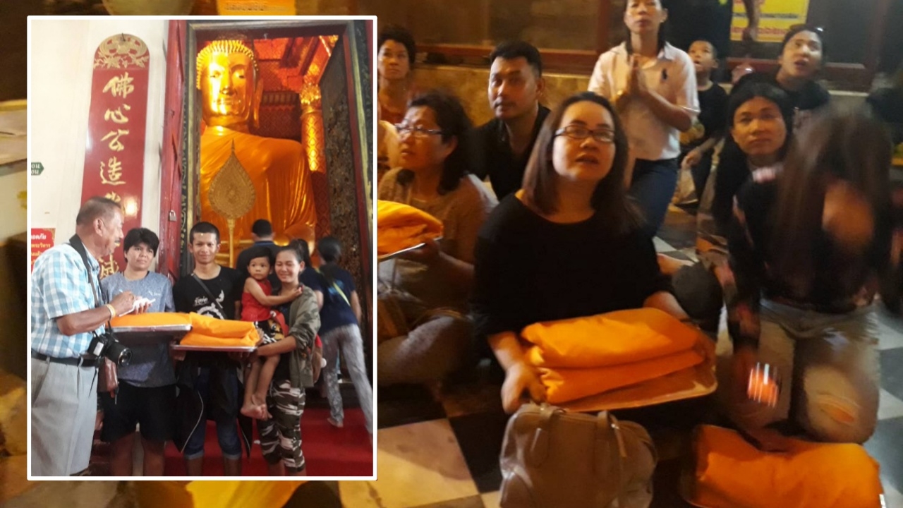 อยุธยารถติด! คนแห่ไหว้พระแน่น วุ่นอีกห้ามห่มผ้าหลวงพ่อโตวัดพนัญเชิง