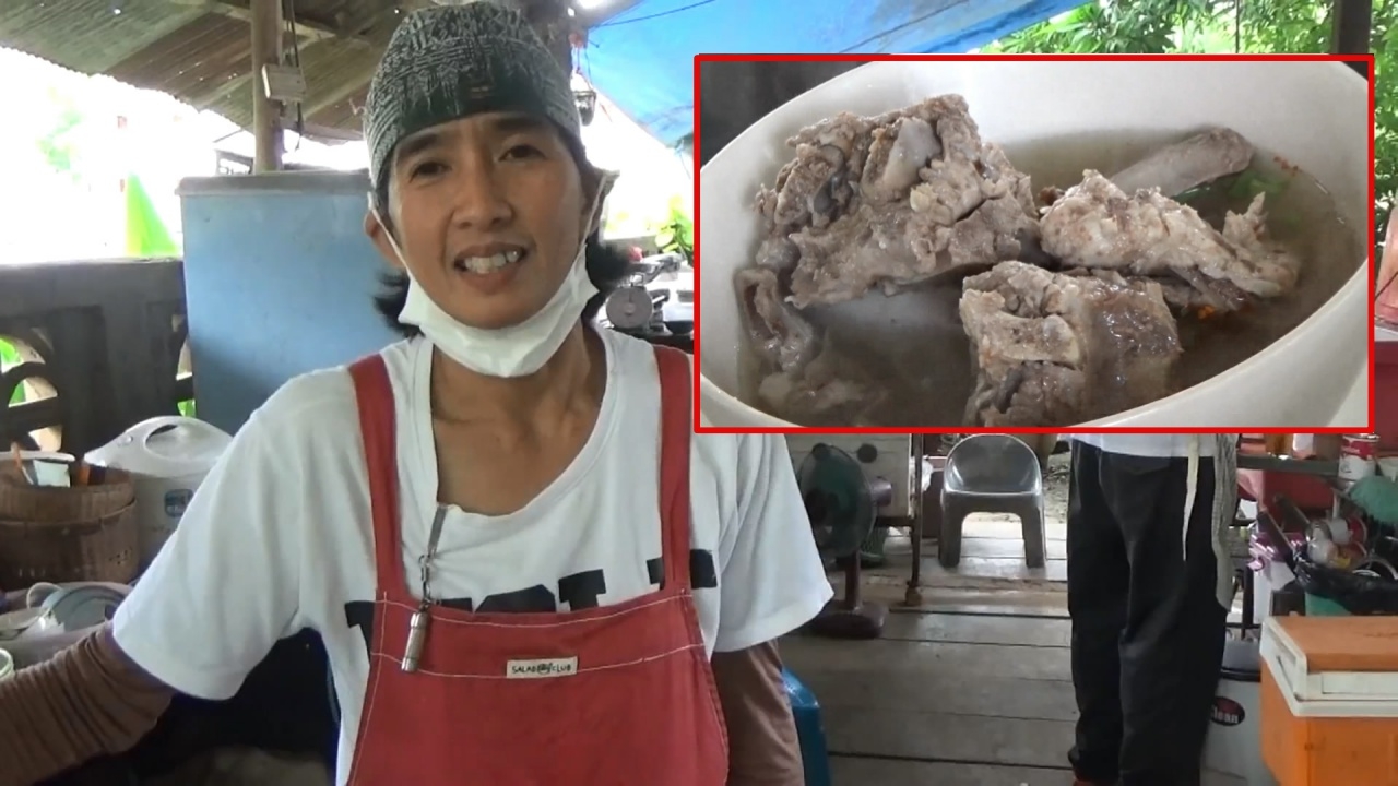 ซุปกระดูกเล้ง เทพริน ร้านเด็ดเมืองพะเยา ขายดีได้วันละ 5-6 พันบาท