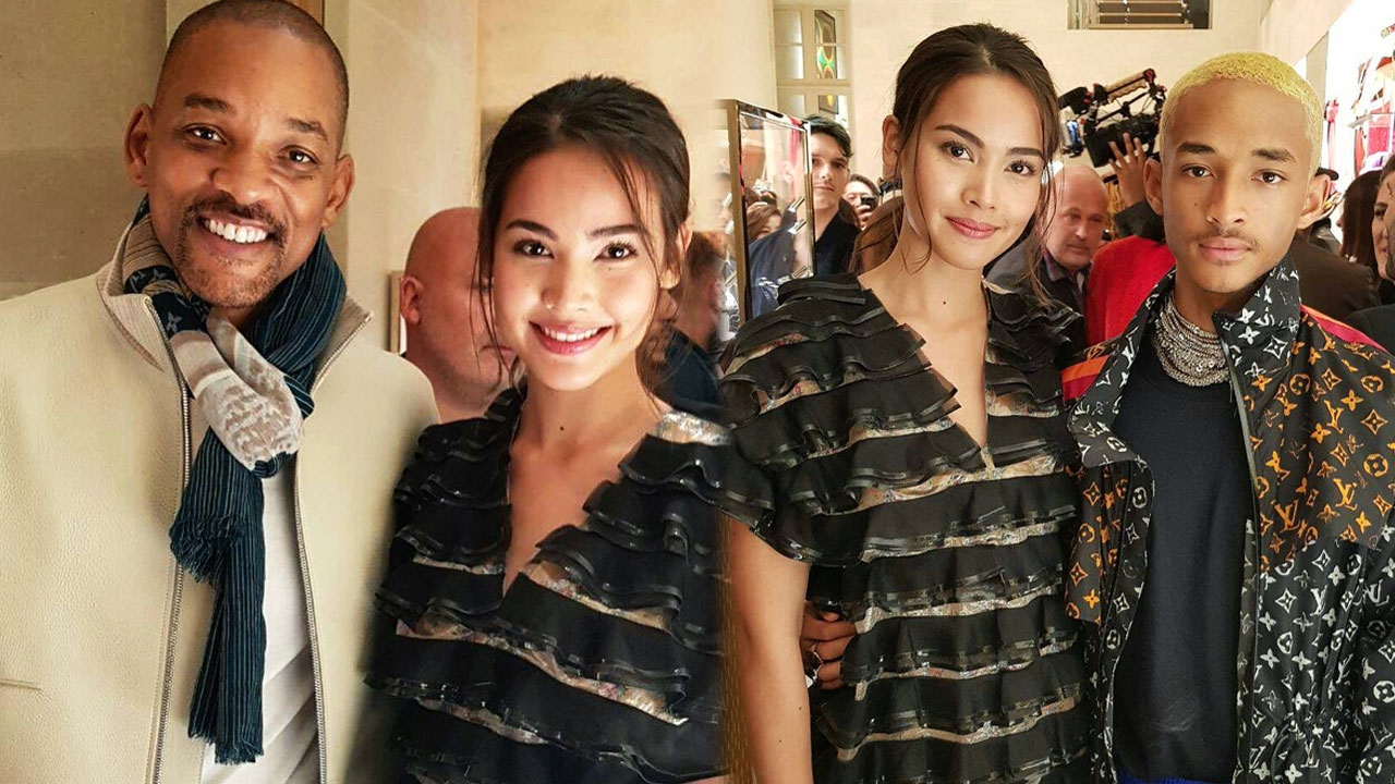 เริดไปอีก! ญาญ่า โกอินเตอร์กระทบไหล่ วิลล์ สมิธ และลูกชายที่ปารีส