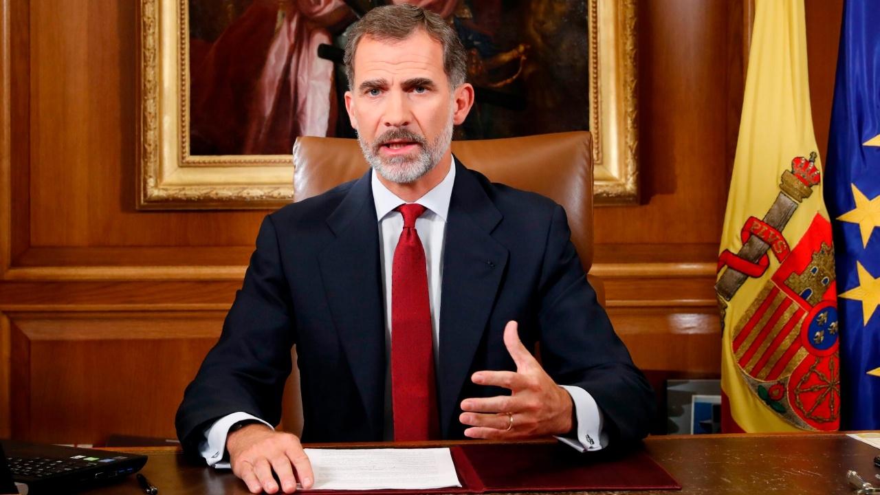 คิงสเปนตรัสกาตาลุญญาทำผิด ก.ม.