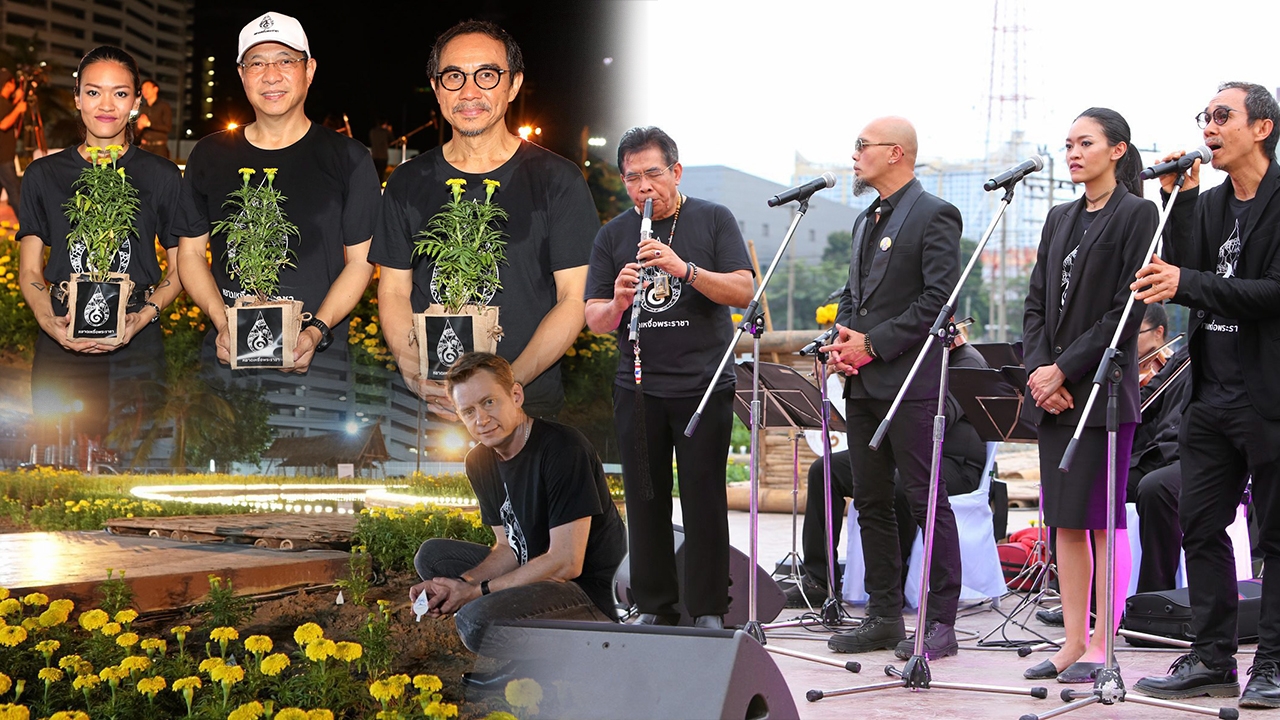 ‘ธเนศ-แพท’ นำทีมเนรมิต ดอกดาวเรืองบานสะพรั่ง