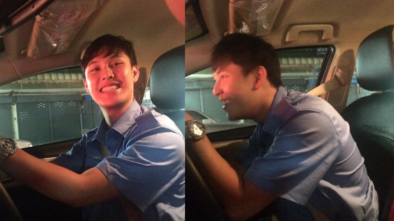 แท็กซี่หล่อบอกด้วย! หนุ่มหน้าตาดีขับรถหาเงินรักษาพ่อ-ส่งตัวเองเรียน