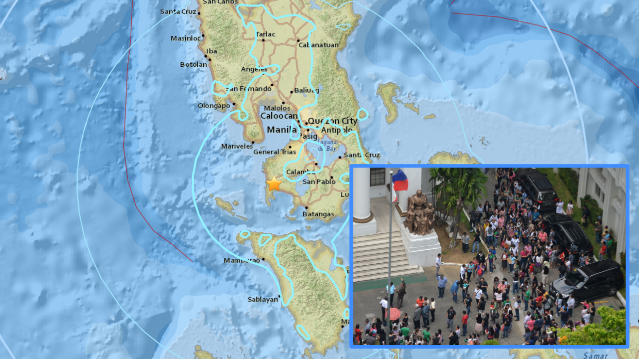  ปินส์ระทึกต่อจากจีน เจอแผ่นดินไหวขนาด 6.2 เขย่าเกาะลูซอน 