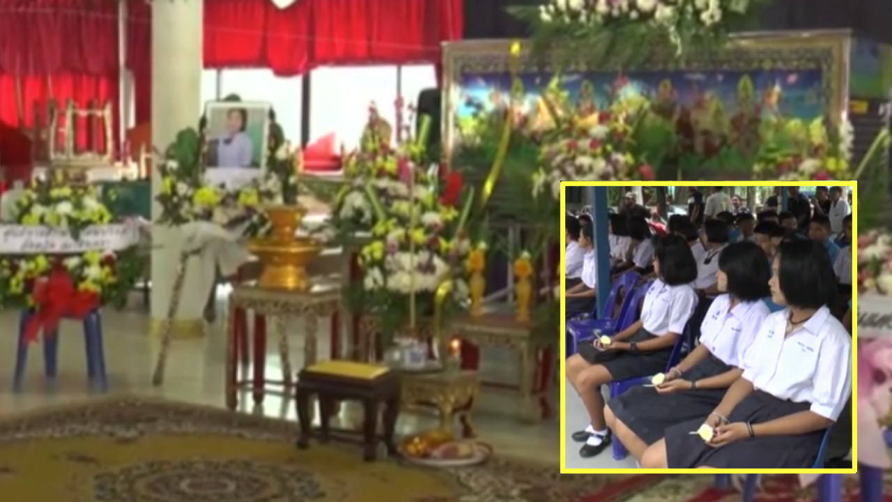 ไม่เผานร.หญิงม.3 วางดอกไม้จันทน์แล้ว แม่เปลี่ยนใจ เก็บไว้รอฆาตกรขอขมา