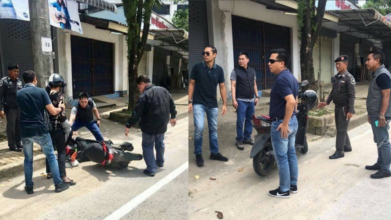 ตร.ของประชาชน! ‘บิ๊กแป๊ะ’ สั่งหยุดขบวนช่วยคนรถล้ม ขณะลงคลี่คลายคดี 8ศพ