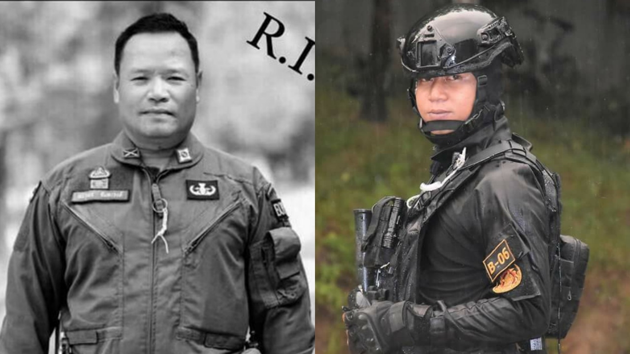 เปิดประวัติ ด.ต.อนิรุทธ-ส.ต.ธเนตร 2 ฮีโร่อาสาลงใต้ ถูกระเบิดดับที่ยะลา