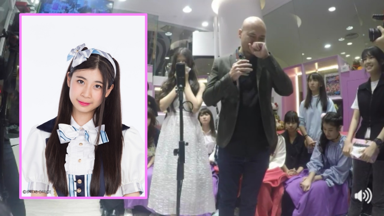 น้ำตาไหลริน! คิตแคต BNK48 ประกาศจบการศึกษาเป็นคนแรกของวง