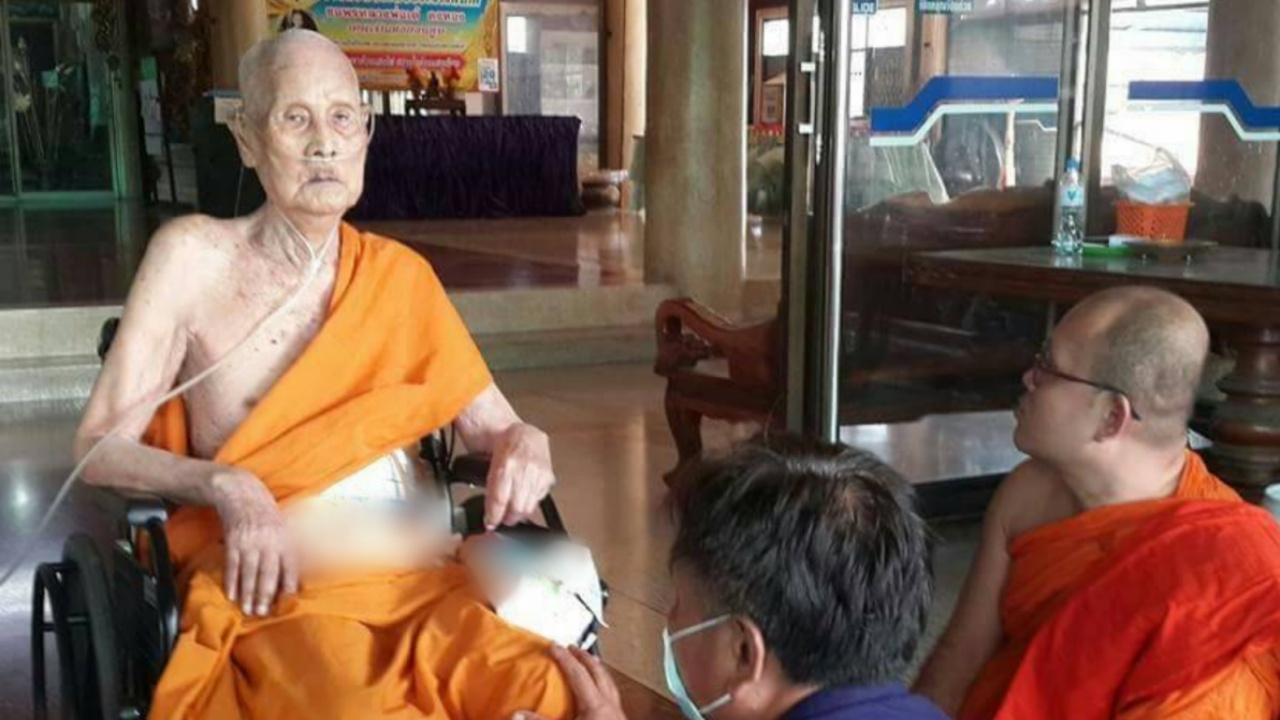 หลวงปู่แย้มวัดสามง่าม หลวงปู่5แผ่นดินมรณภาพแล้ว สิริอายุ102ปี 79พรรษา
