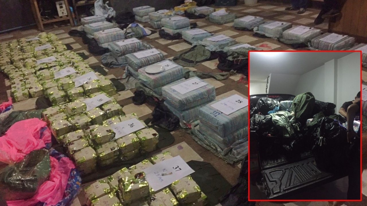 จับมหึมา! ยาบ้า4ล้านเม็ด-ยาเค 200 โล ซุกท้ายกระบะ ขนจากแม่สายไปแพร่