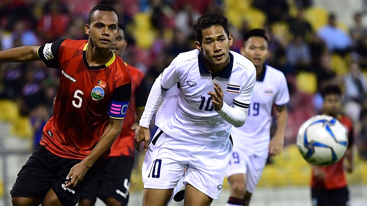 แข้งไทยเฉือนชนะติมอร์ฯ 1-0 ประเดิมชัยบอลชายซีเกมส์