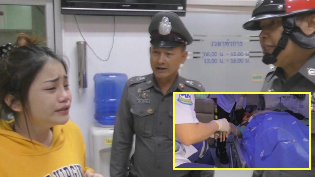 ไส้ทะลัก! สาวทอมประชดรักแฟนสาว คว้ามีดจ้วงแทงตัวเอง อาการปางตาย