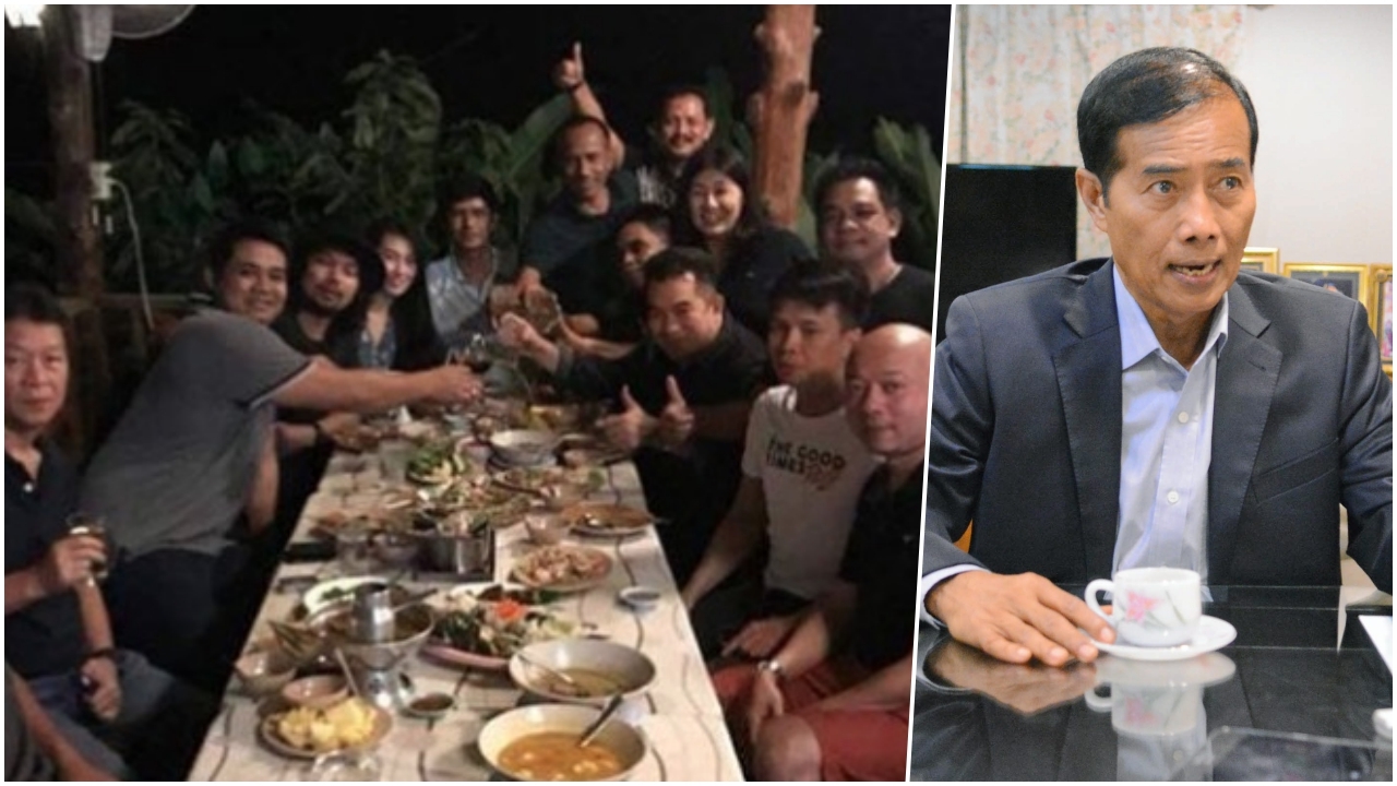 ‘เสก’ ไลฟ์แจงยิบเชิญตำรวจสังสรรค์ โผล่ชื่อ ‘ถาวร เสนเนียม’ ยื่นมือช่วย