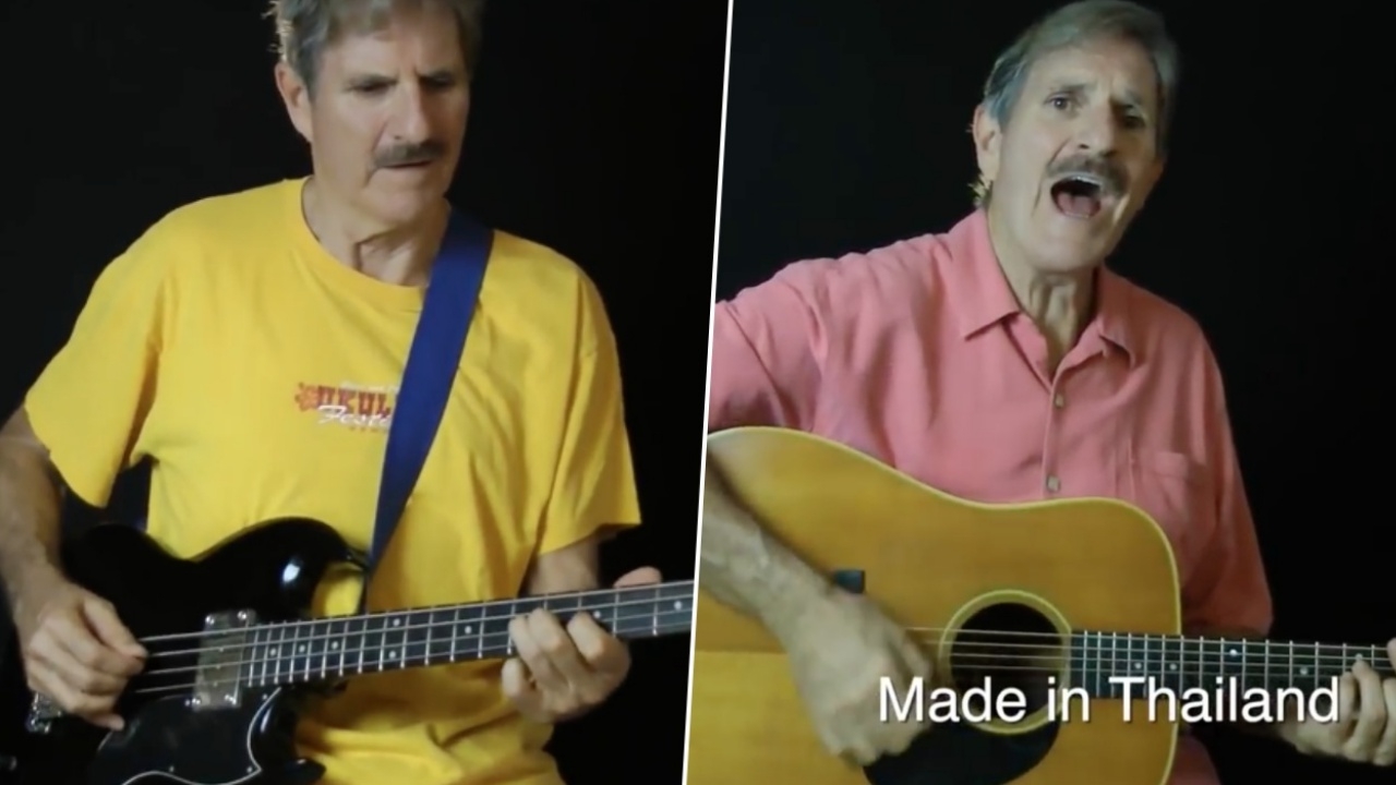 ไม่แพ้ต้นฉบับ! ฝรั่งรักเมืองไทย โชว์ดีดกีตาร์ร้องเพลงวงคาราบาว (คลิป)