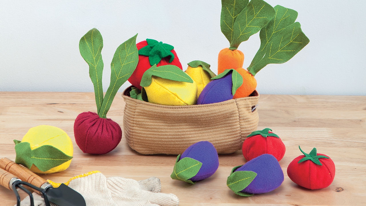 Little felt vegetables! DIY ผักแต่งบ้าน